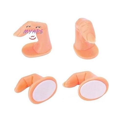 1PC Plastic False Nail Practice Training Nail Art False Tips Display Tool Fake Fingers False Nail