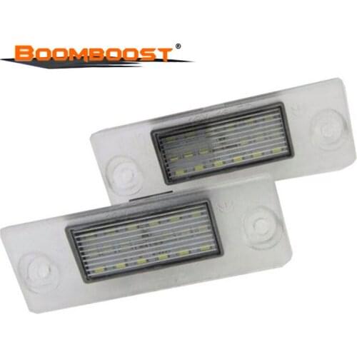 2Pcs 24LED for Audi A4 B5 A3 8L S5 B5 A3 S3 A4 S4 Licence Plate Lamp Rear Tail Lamp License Plate Light Number