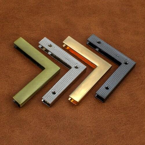 20Pcs Protect Corner Bag Buckles Edging Metal Buttons Luggage Handbag Leather Crafts Hardware Accessories