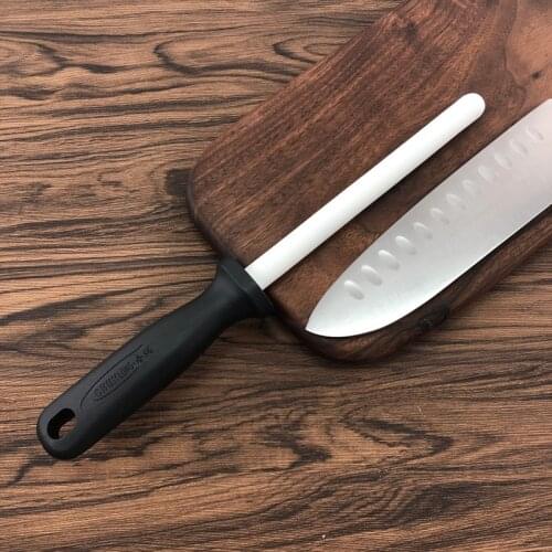 6inch Ceramic Sharpening Rod Knife Sharpener with ABS Handle Honing Knife Sharpener for Knives Sharpening Steel Sharpening Stone