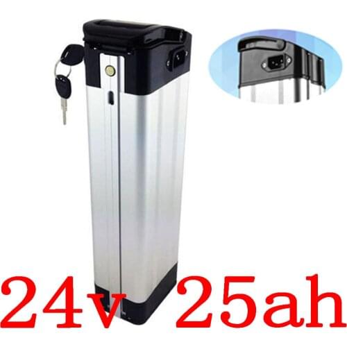 24V 25AH electric bicycle battery 24V 20AH 25AH lithium li-ion battery 24V 500W 700W Ebike Battery Top Discharge with 3A charger