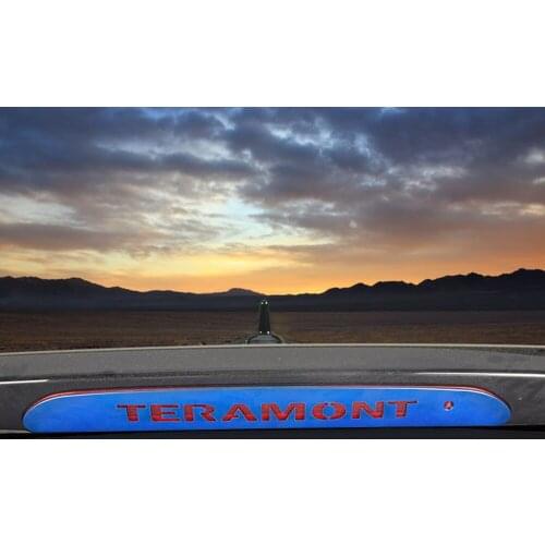 For Volkswagen Teramont 2017 2018 2019 Car Brake Lights Decorative Cover High Mount Stop Lamp Stickers Modified Accessories