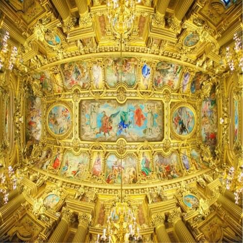 Living Room Ceiling Canopy 3d wallpaper painting wall Cloth Cover Luxury ceiling improvement corridor 3d wallpaper living room