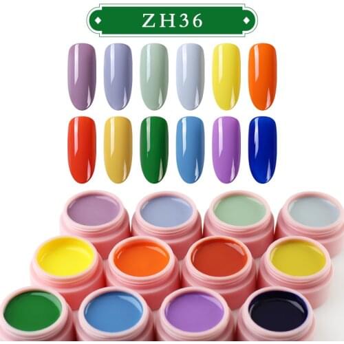 Arte Clavo Gel Painting Set Nail Ink LED Drawing 3D UV LED Soak Off Rainbow 72 Colors Paint Gel Polish Varnish Nail Art Manicure