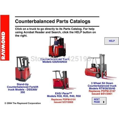 Raymond Spare Parts Catalogs