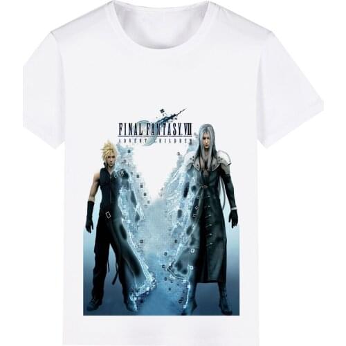 Final Fantasy Cosplay Costume Adult Kids Child Short Sleeve T-shirt T shirt
