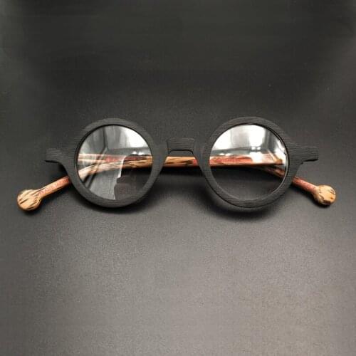 Mens retro small round presbyopic glasses frame high quality retro acetate optical glasses transparent lens myopia for women