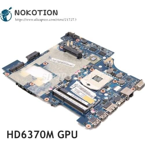 NOKOTION For Lenovo ideapad G470 Laptop motherboard 14 inch HM65 DDR3 HD6370M GPU PIWG1 LA-6751P 11S10250000