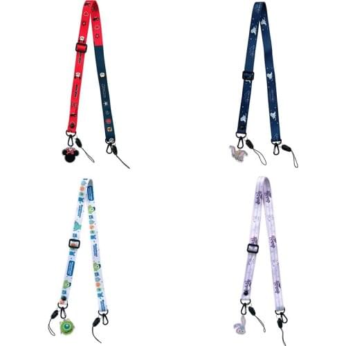 Disney Mickey Minnie Dumbo Peripherals Toys Anime Donald Duck Accessories Portable Mobile Phone Pendant Diagonal Phone Strap