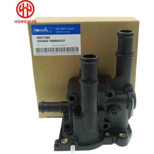 Plastic Engine Cooling Thermostat Housing Cover+Water Temperature Temp. Sensor 96817255 For Chevrolet Chevy Cruze Aveo Orlando