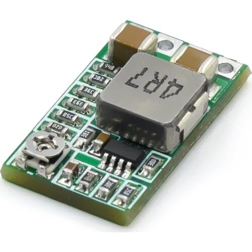 10PCS/LOT Mini DC-DC 12-24V To 5V 3A Step Down Power Supply Module Buck Converter Adjustable Efficiency 97.5