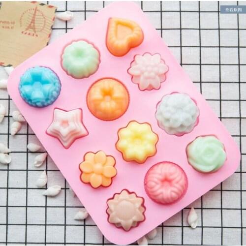 Sugar flower silicon moulds Cake Border DIY Decoration Chocolate Sugar Craft Polymer Clay Crafts 3D Mould Tools