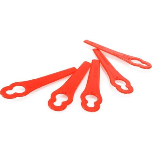 50pcs Plastic Trimmer Blades Replacement Lawn Mower Blades for Garden Grass Trimmer Parts