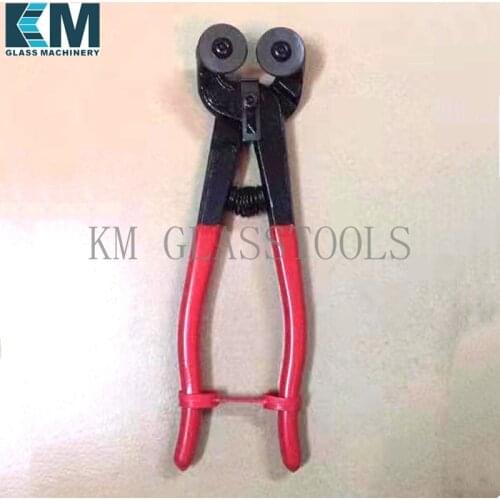 Double Roller Wheel Blades Mosaic Cutting Plier Glass Cutting Nipper