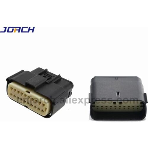 1sets 20pin molex automotive electrical wire male female plug connector 33482-2132 33472-2001 For Ford Mondeo EDGE