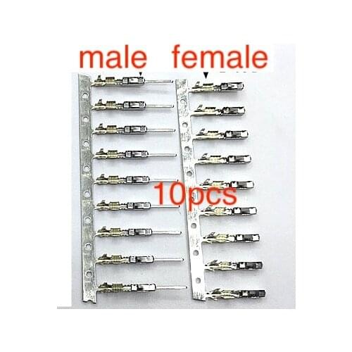 10pcs for Audi BMW Mercedes-Benz Volkswagen General ECU Small instrument plug terminal pin male female car connector cluster