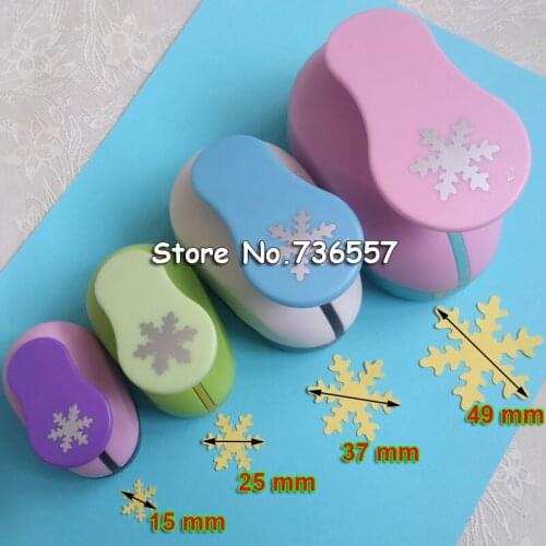 4pcs Snow Handmade Crafts and Scrapbooking Tool Paper Punch For Photo Gallery decoration DIY Gift Card Punches Embossing device