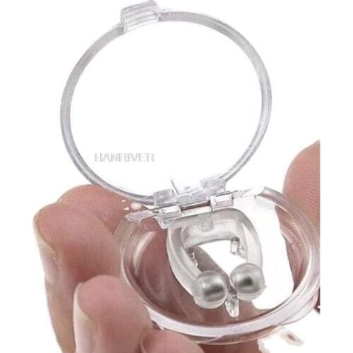 6pcs Anti-Snoring Silicone Magnetic Snore Stopper Protection Anti-ronflement Nose Clip Dilatateur Nasal Clip with colorful box