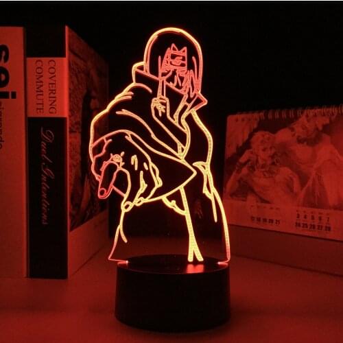 Anime Figure Child Night Light Bedroom Decor Light Gift LED Touch Sensor Colorful Nightlight Cool 3D Table Lamp