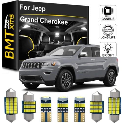 BMTxms Canbus Car LED Interior Map Light License Plate Lamp For Jeep Grand Cherokee ZJ WJ WK WK2 1993-2020 Auto Accessories