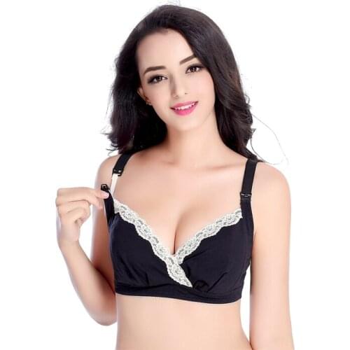 2019 Maternity Nursing Bra Pregnant Women Cotton Sleeping Bras Pregnancy Breastfeeding Soutien Gorge Allaitement Underwear Lace