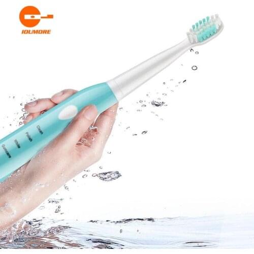Sound Wave USB Rechargeable 5 Modes Soft Hair IPX7 Waterproof Adult Electric Toothbrush