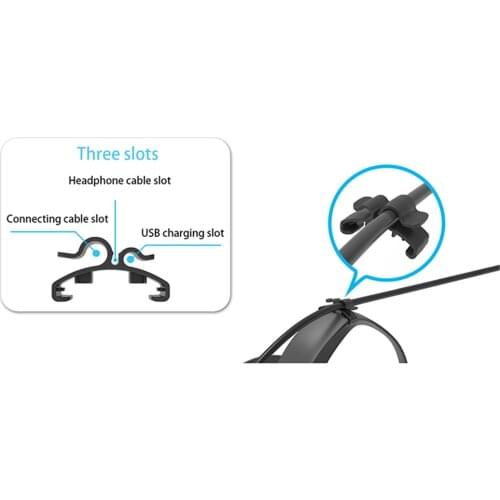 Data Line Finishing Securing for Oculus Quest Aluminum Wire Data Cable Organizer Wire Holder Management Cord Fixed Buckle