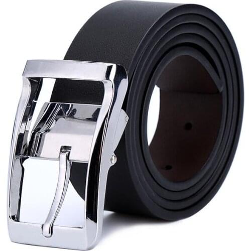 Personalized Fashion Mens Pin Buckle Leather Belt Casual Belt