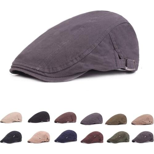 Men Cotton Flat Cap Soft Fit Cabbie Newsboy Wonderful Fashion Classic Newsboy Ivy Hat Women Driving Cabbie Irish Hunting Berret