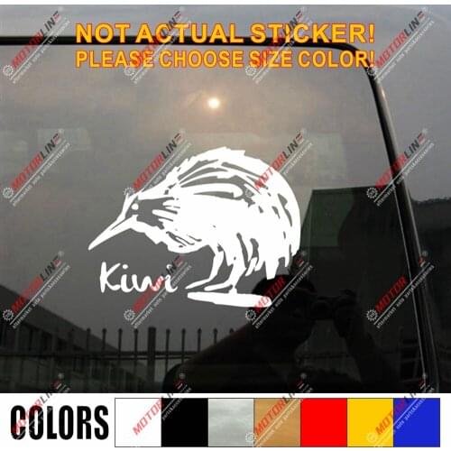 Kiwi Bird New Zealand Decal Sticker Car Vinyl pick size color no bkgrd