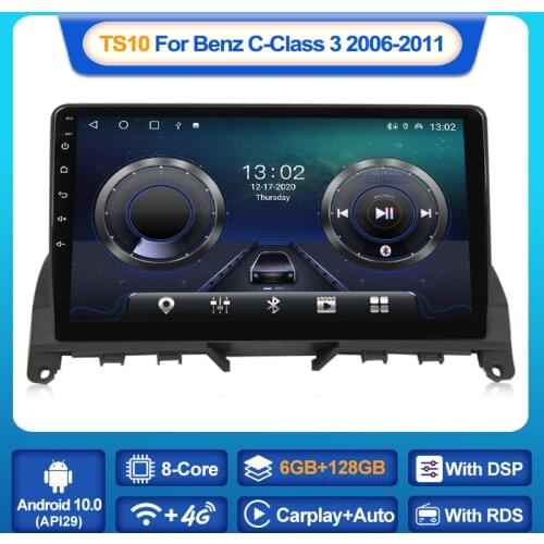 MEKEDE For Mercedes Benz C Class 3 W204 S204 2006 2007 2008 2009 2010 2011 Android 10 Multimedia Video Car Radio Navigation GPS