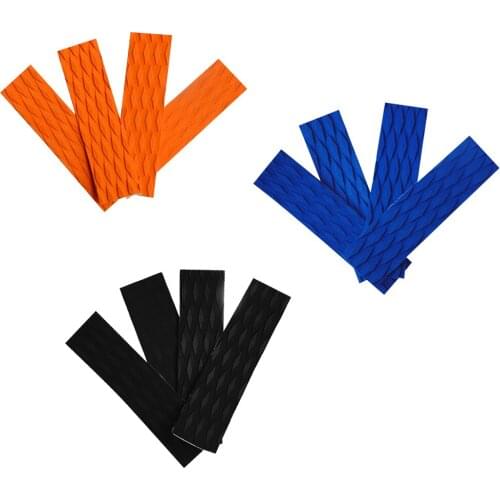 Multicolor 4 Pack EVA Front Traction Pad Tail Pads for Skimboard Surfboard Stand-up Paddleboard Surfing Great Addition to Boards