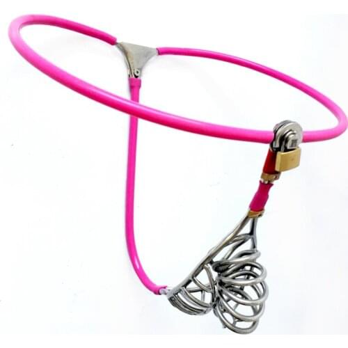 Male Invisible Chastity Belt Hollow Penis Cage Stainless Steel Chastity Cage Sex Toys for Men Chastity Belt Device