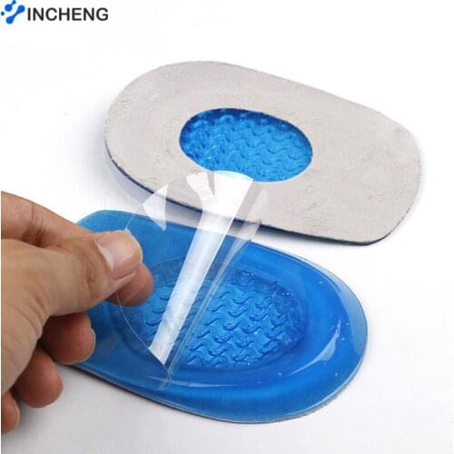 INCHENG Silicone Gel Insoles Heel Cushion for Feet Soles Relieve Foot Pain Protectors Spur Support Shoes Pad Feet Care Inserts