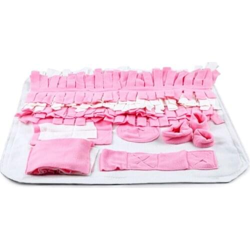 Pet Dog Snuffle Mat Nose Smell Training Sniffing Pad Dog Puzzle Toy Slow Feeding Bowl Food Dispenser Carpet Washable S M L