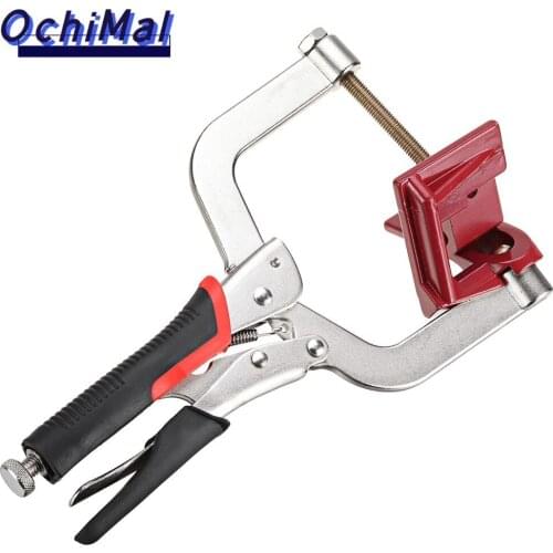 Woodworking 90 Degree Right Angle Clamp Picture Frame Corner Clamp Clip Fixed Punch Mounter Clamp Hand Tools