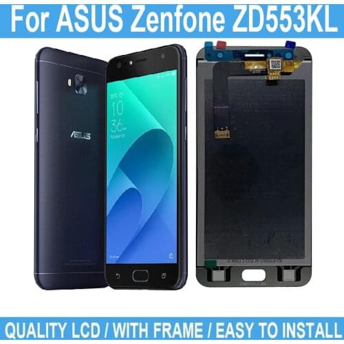 5.5" For ASUS Zenfone 4 Selfie ZD553KL LCD Digitizer Display Touch Screen With Frame For ZD553KL Replacement LCD Screen Parts