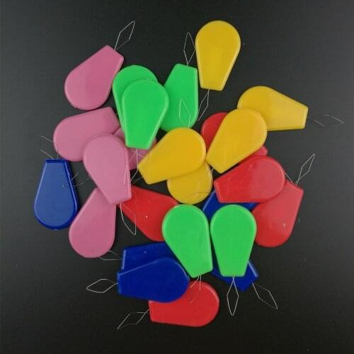 12Pcs/lot Plastic Automatic Needle Threader Elderly Easy To Use Needlework Wire Stitch Insert Craft Sewing Machines Tools