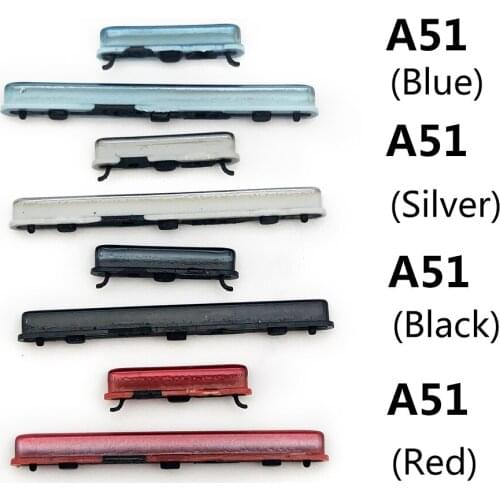 5PCS For Samsung A31 A51 A70 A71 Side Power Power On Off Key + Volume Button Replacement Parts
