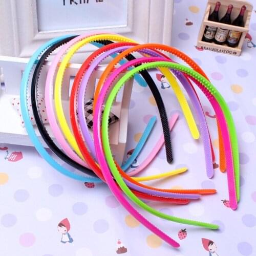 5 Pcs New Fashion Plastic Hairbands Handmade Headbands Girls Women Basic Hair Accessories