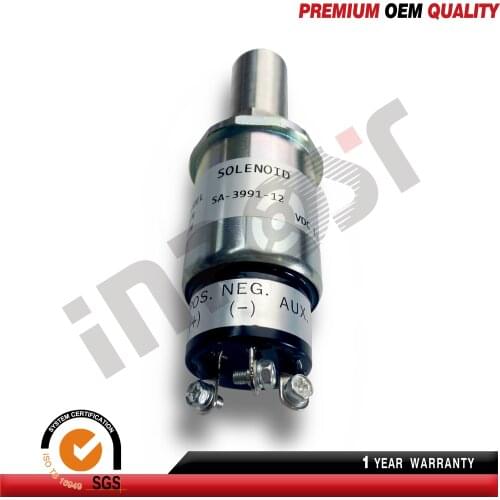 836640253 12v Solenoid Valve SA-3991-12 For MF7250 MF7252 MF8160 Fit Sisu Valmet Tractor 634 620 Engine