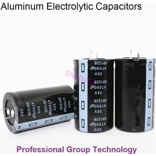 5pcs AT999 Good quality 35v47000uf Radial DIP Aluminum Electrolytic Capacitors 35v 47000uf Tolerance 20% size 35x60MM 20