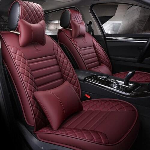 TO YOUR TASTE auto accessories universal luxury leather new car seat cushions for SKODA Kodiaq Spaceback NEW SUPURB Superb Combi