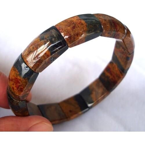 Free Shipping Natural Pietersite Rectangle 13*18mm Beads Bracelet Women Jewelry Accessories Weddings Parties Birthday Gift