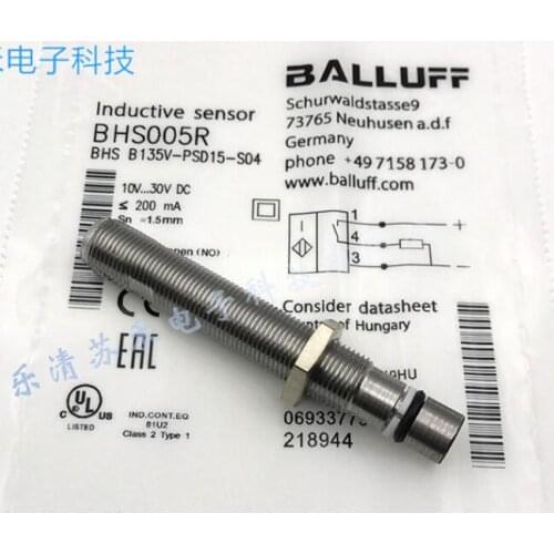 BHS B135V-PSD15-S04 Balluff Pressure Proximity Switch Sensor New High-Quality