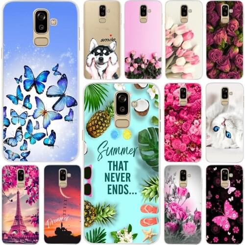 For Samsung J8 2018 Case Lovely Silicone Back Cover for Samsung Galaxy J8 2018 J810 J810F SM-J810F Phone Cases Protection Bumper