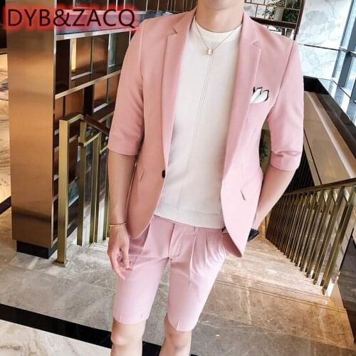 DYB&ZACQ Mens Casual Suits