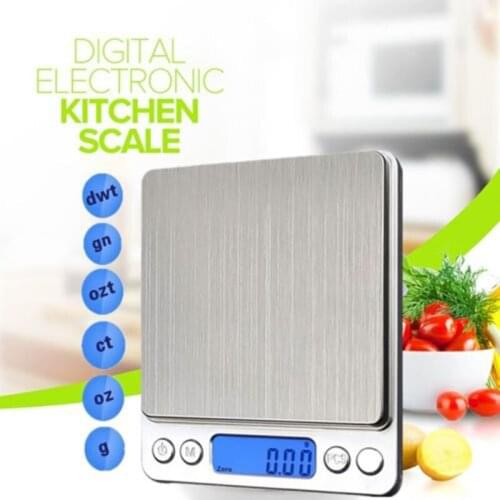SANBEI 3kg 0.1g Digital Weight Scale Electronic Stainless Steel Overload Promption LCD Display Jewelry kitchen Scale