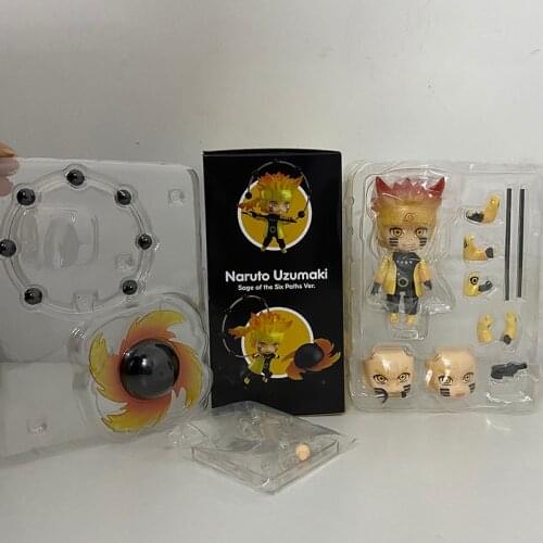 Naruto Uzumaki Action Figure 1273 Uzumaki Sage of The Six Paths Version Toys Doll Gift Anime 10cm