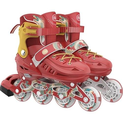 Adjustable Inline Skates Shoes 4 Wheels Roller Skates Sneakers Rollers For Adult Kids Skates Indoor Outdoor Fitness Skates